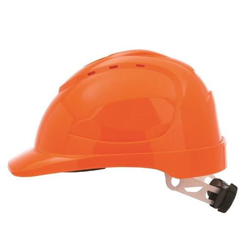 Pro Choice Hard Hat (V9) - Vented, 6 Point Rachet Harness, Type 2 Polycarbonate - HHV92 PPE Pro Choice FLURO ORANGE  